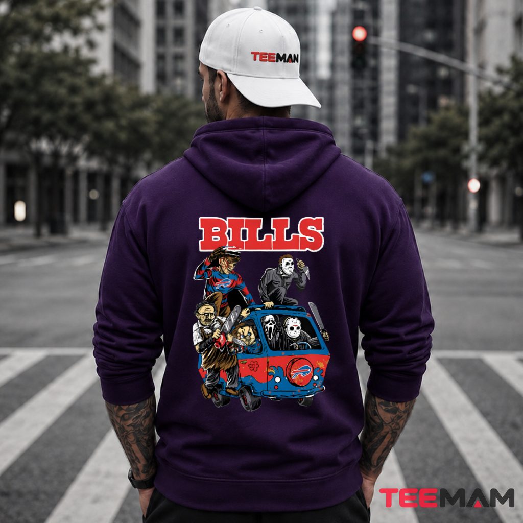 Buffalo Bills Freddy Michael Horror Squad Hoodie Buffalo Bills Freddy Michael Horror Squad Hoodie