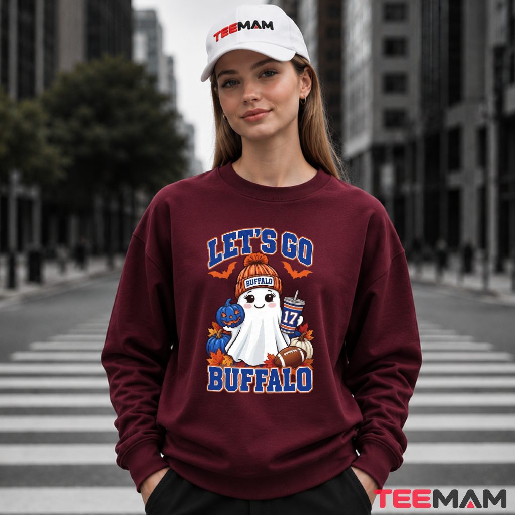 Buffalo Bills Ghost Football Halloween Long Sleeve Buffalo Bills Ghost Football Halloween Long Sleeve