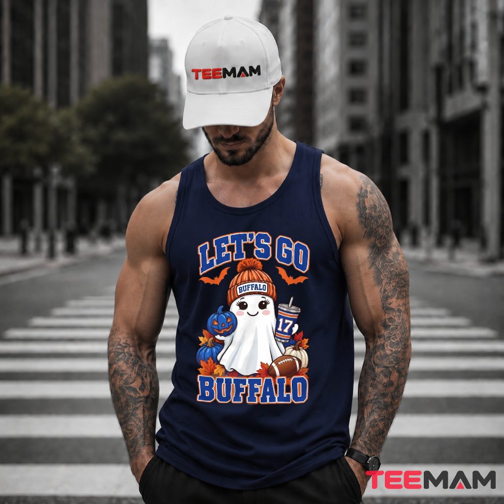 Buffalo Bills Ghost Football Halloween Tank Top Buffalo Bills Ghost Football Halloween Tank Top