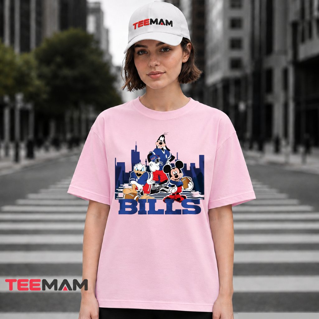Buffalo Bills Mickey Donald Goofy T-Shirt