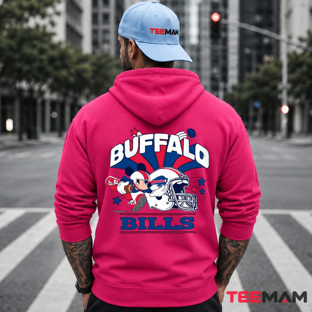 Buffalo Bills Mickey Mouse Helmet Hoodie Buffalo Bills Mickey Mouse Helmet Hoodie