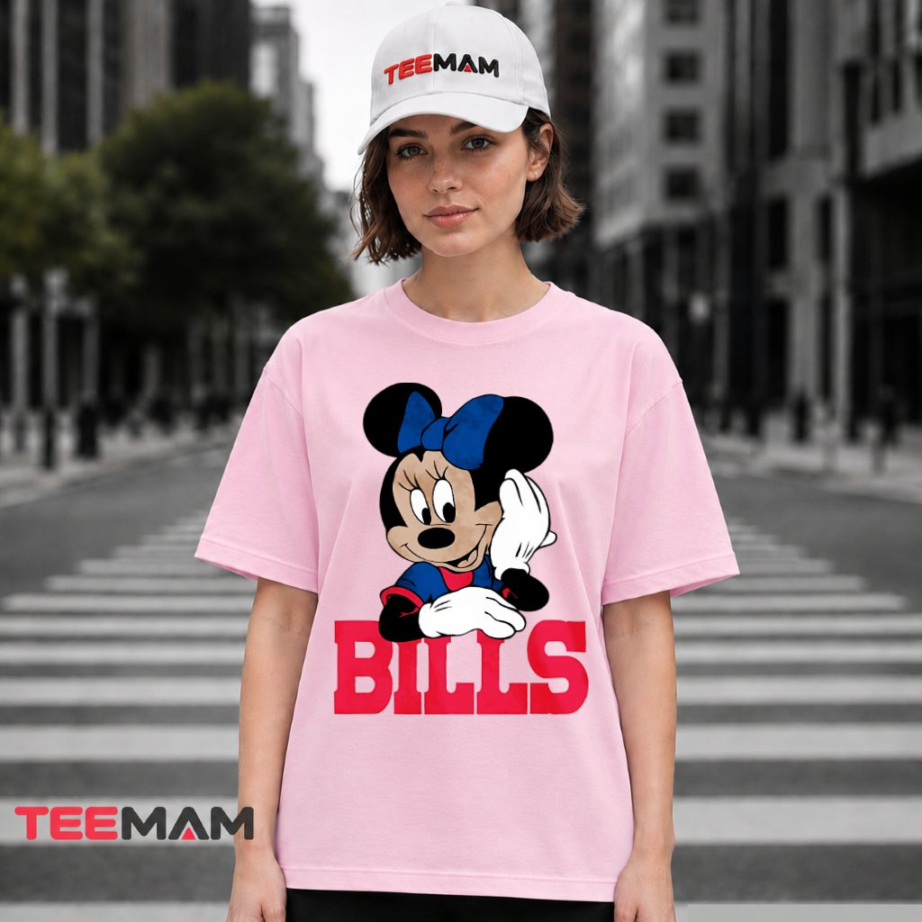 Buffalo Bills Minnie Mouse Bow T-Shirt