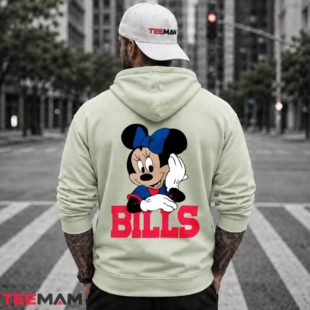Buffalo Bills Minnie Mouse Bow Hoodie Buffalo Bills Minnie Mouse Bow Hoodie