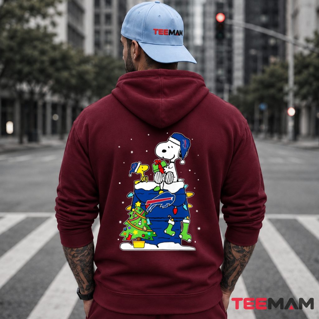 Buffalo Bills Snoopy Christmas Doghouse Hoodie Buffalo Bills Snoopy Christmas Doghouse Hoodie