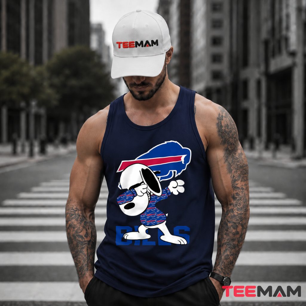 Buffalo Bills Snoopy Dabbing Football Tank Top Buffalo Bills Snoopy Dabbing Football Tank Top