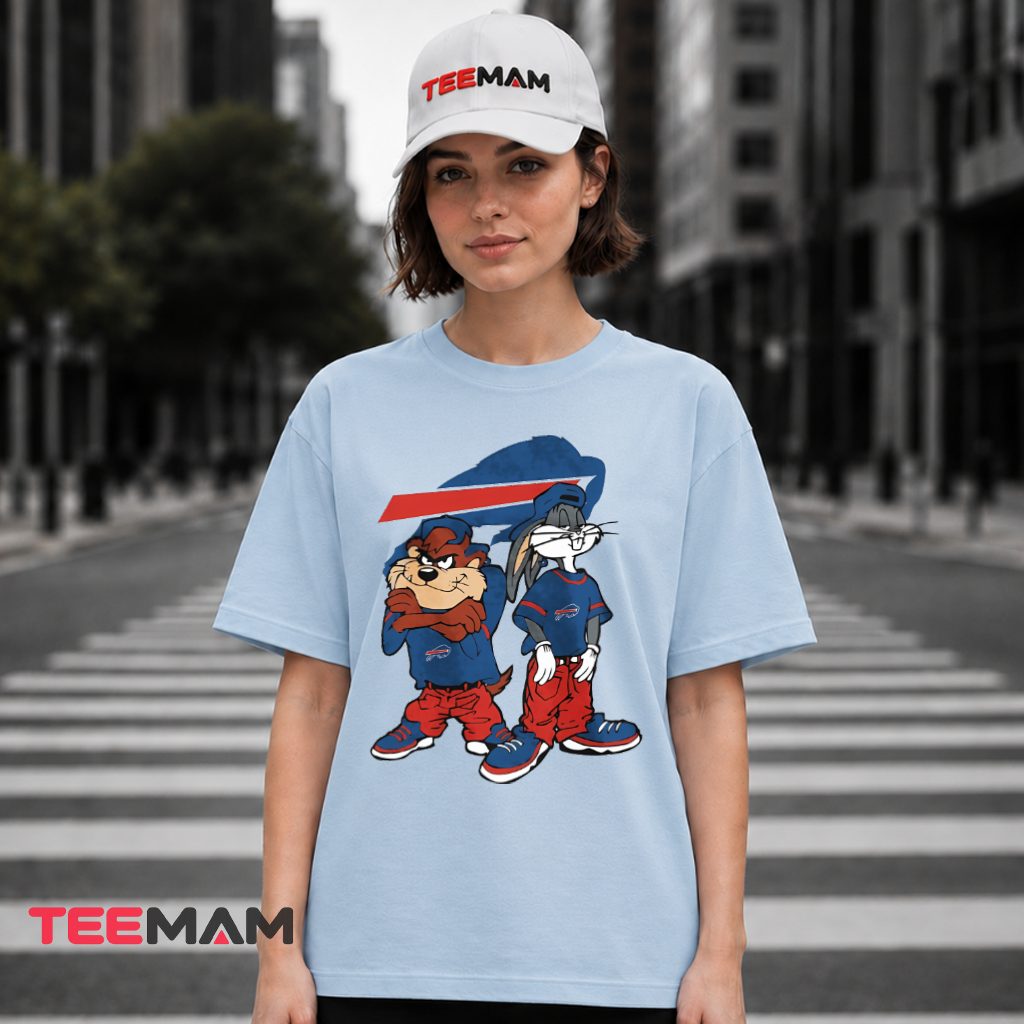 Buffalo Bills Taz Bugs Bunny T-Shirt