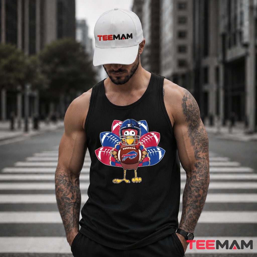 Buffalo Bills Turkey Thanksgiving Helmet Football Tank Top Buffalo Bills Turkey Thanksgiving Helmet Football Tank Top