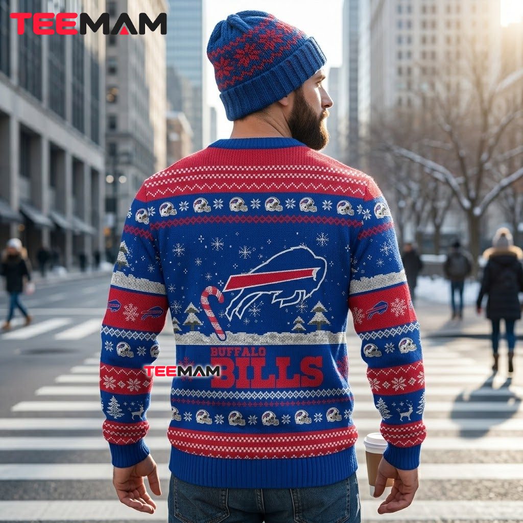 Buffalo Bills Ugly Christmas Sweater Grinch Love Heart Version 3 Buffalo Bills Ugly Christmas Sweater Grinch Love Heart Version 3