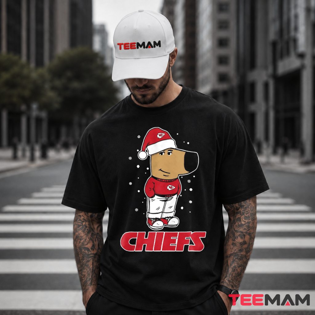 Christmas Dog Kansas City Chiefs T-Shirt