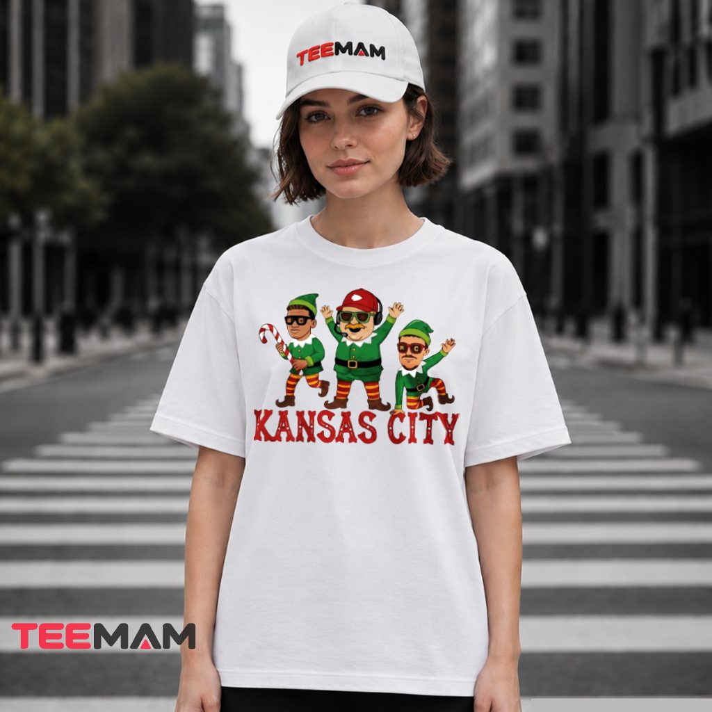 Christmas Elf Kansas City Chiefs T-Shirt