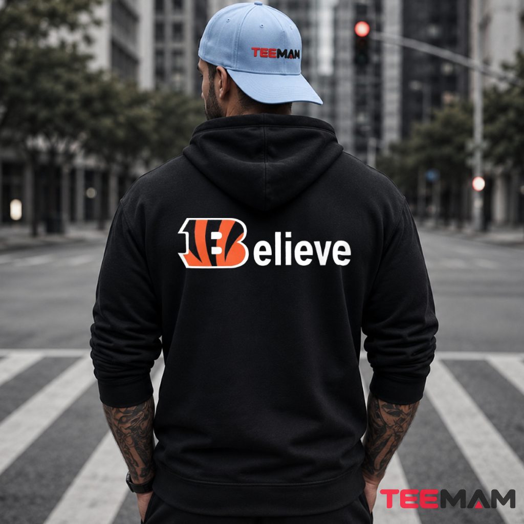 Cincinnati Bengals Believe Logo Hoodie Cincinnati Bengals Believe Logo Hoodie