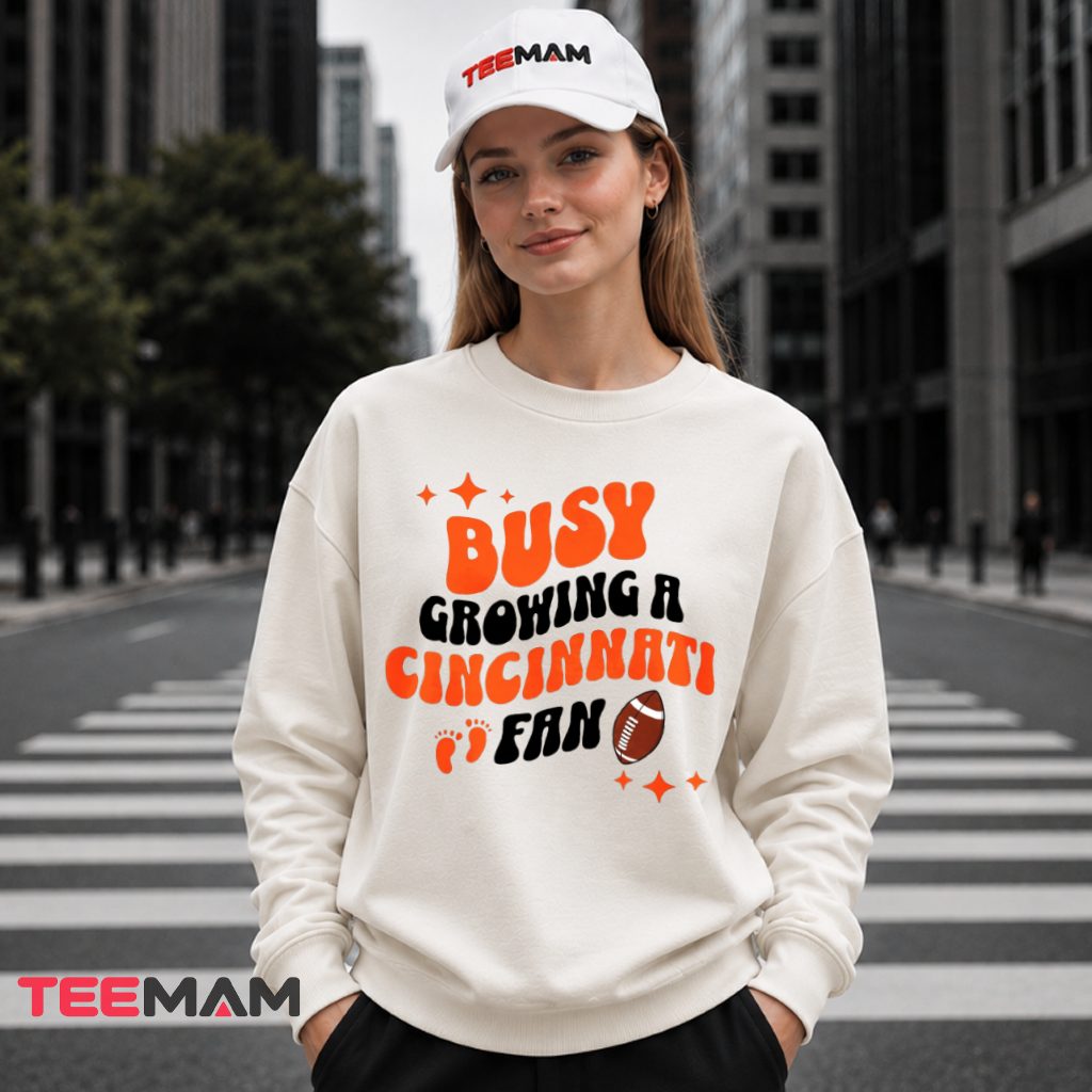 Cincinnati Bengals Busy Growing Fan Long Sleeve Cincinnati Bengals Busy Growing Fan Long Sleeve