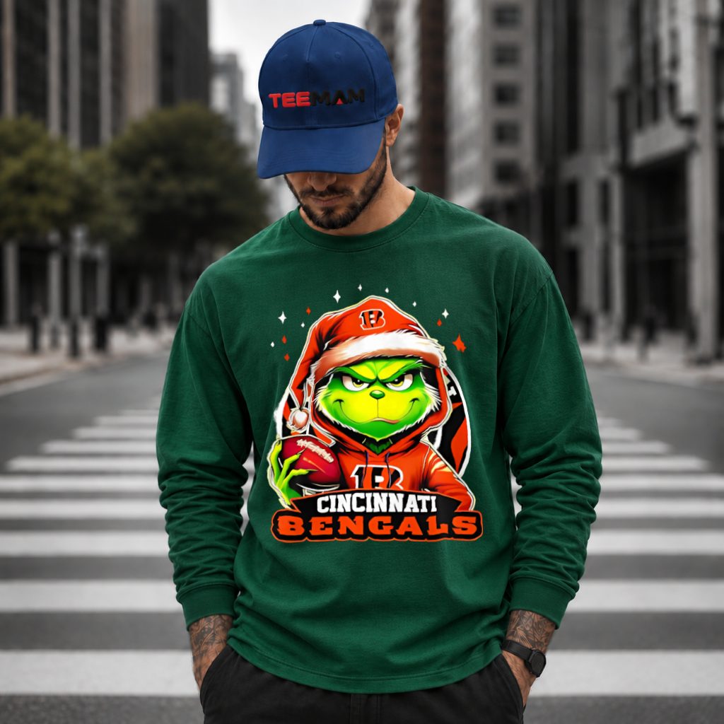 Cincinnati Bengals Grinch Hoodie Ornament Hoodie Cincinnati Bengals Grinch Hoodie Ornament Hoodie