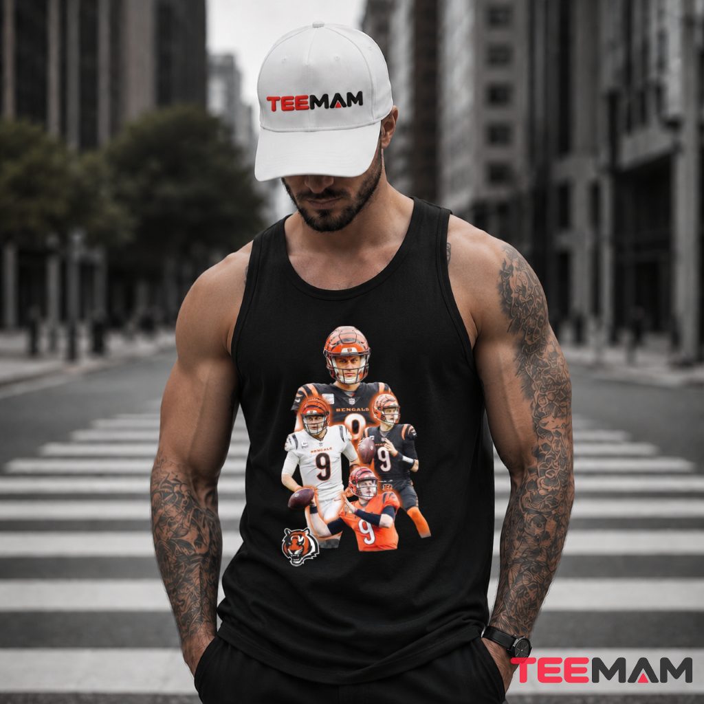 Cincinnati Bengals Joe Burrow Collage Tank Top Cincinnati Bengals Joe Burrow Collage Tank Top