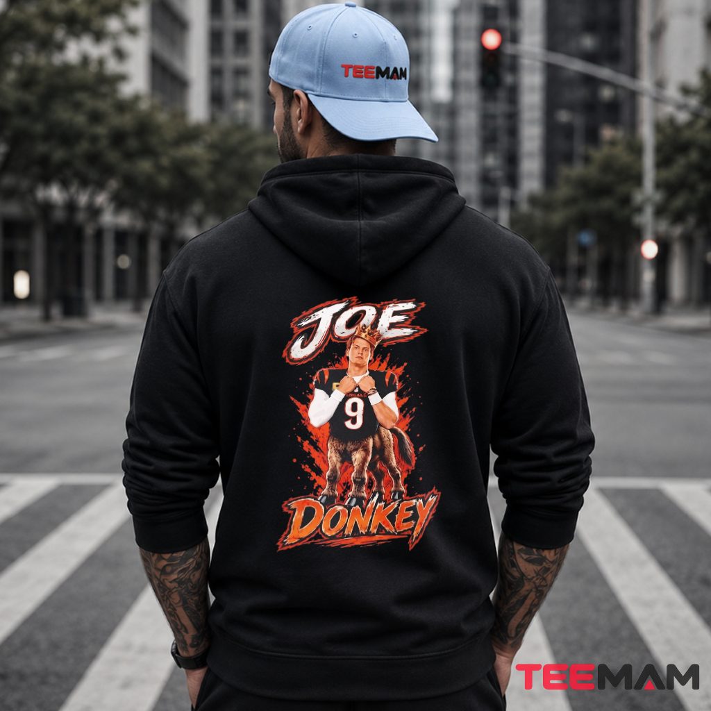 Cincinnati Bengals Joe Donkey Burrow Hoodie Cincinnati Bengals Joe Donkey Burrow Hoodie