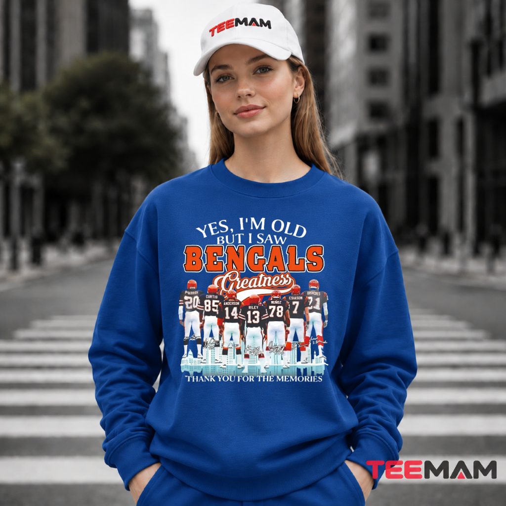 Cincinnati Bengals Legends Skyline Memories Long Sleeve Cincinnati Bengals Legends Skyline Memories Long Sleeve