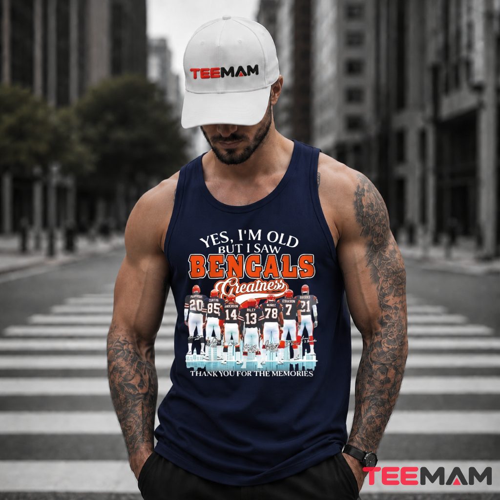 Cincinnati Bengals Legends Skyline Memories Tank Top Cincinnati Bengals Legends Skyline Memories Tank Top