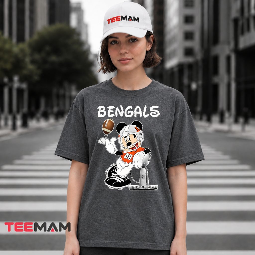 Cincinnati Bengals Mickey Super Bowl T-Shirt