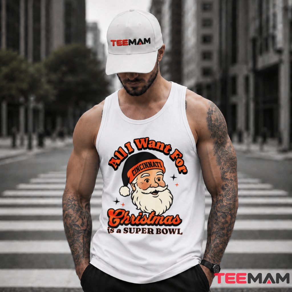 Cincinnati Bengals Santa Super Bowl Christmas Tank Top Cincinnati Bengals Santa Super Bowl Christmas Tank Top