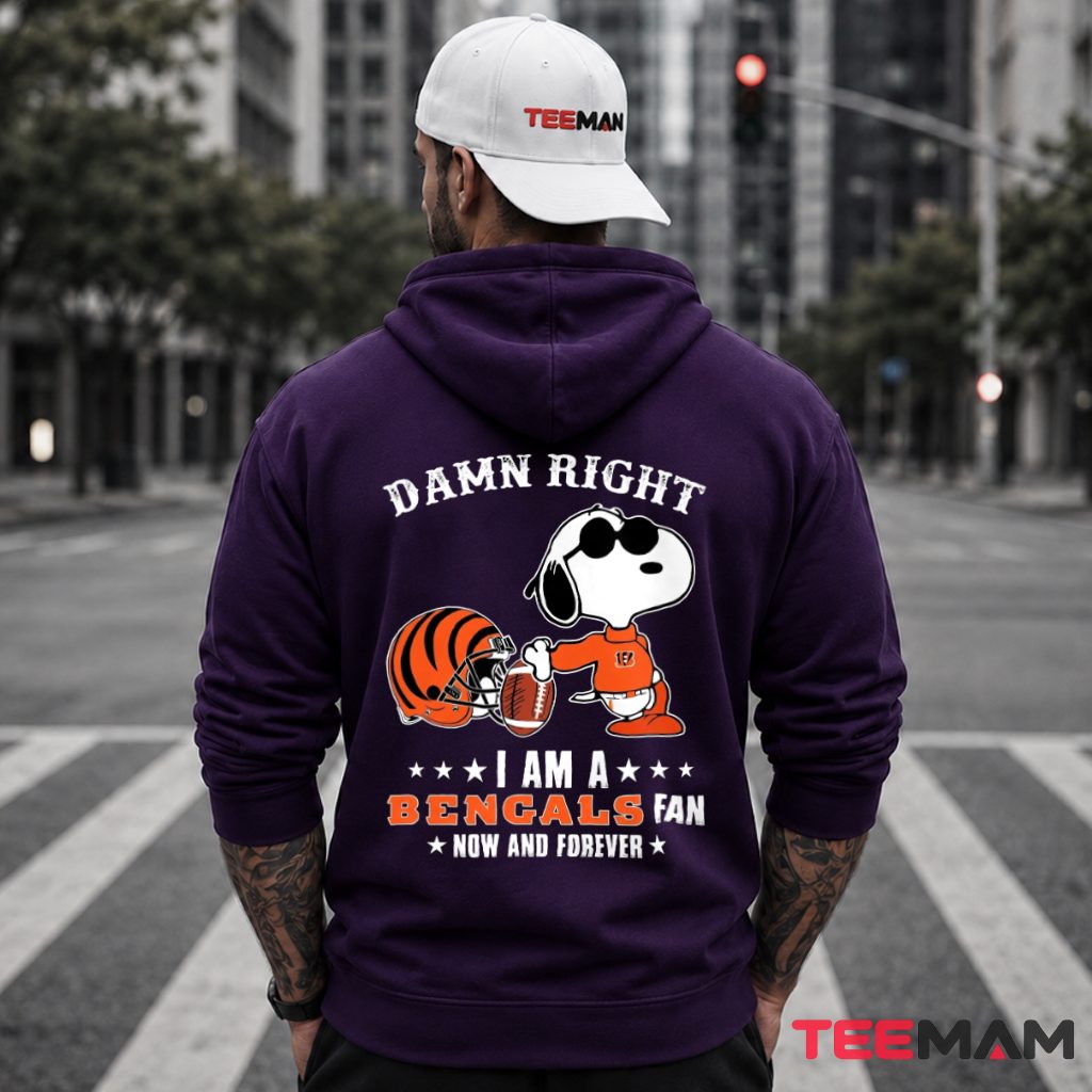 Cincinnati Bengals Snoopy Football Fan Hoodie Cincinnati Bengals Snoopy Football Fan Hoodie