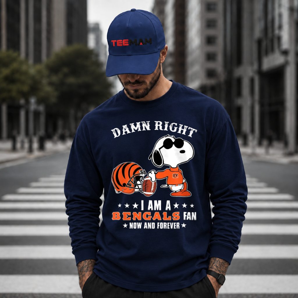 Cincinnati Bengals Snoopy Football Fan Long Sleeve Cincinnati Bengals Snoopy Football Fan Long Sleeve