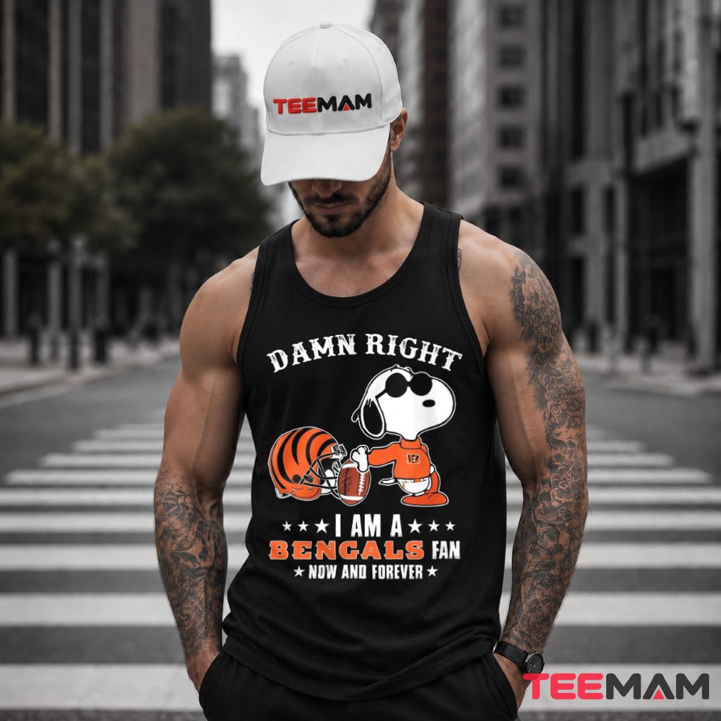Cincinnati Bengals Snoopy Football Fan Tank Top Cincinnati Bengals Snoopy Football Fan Tank Top