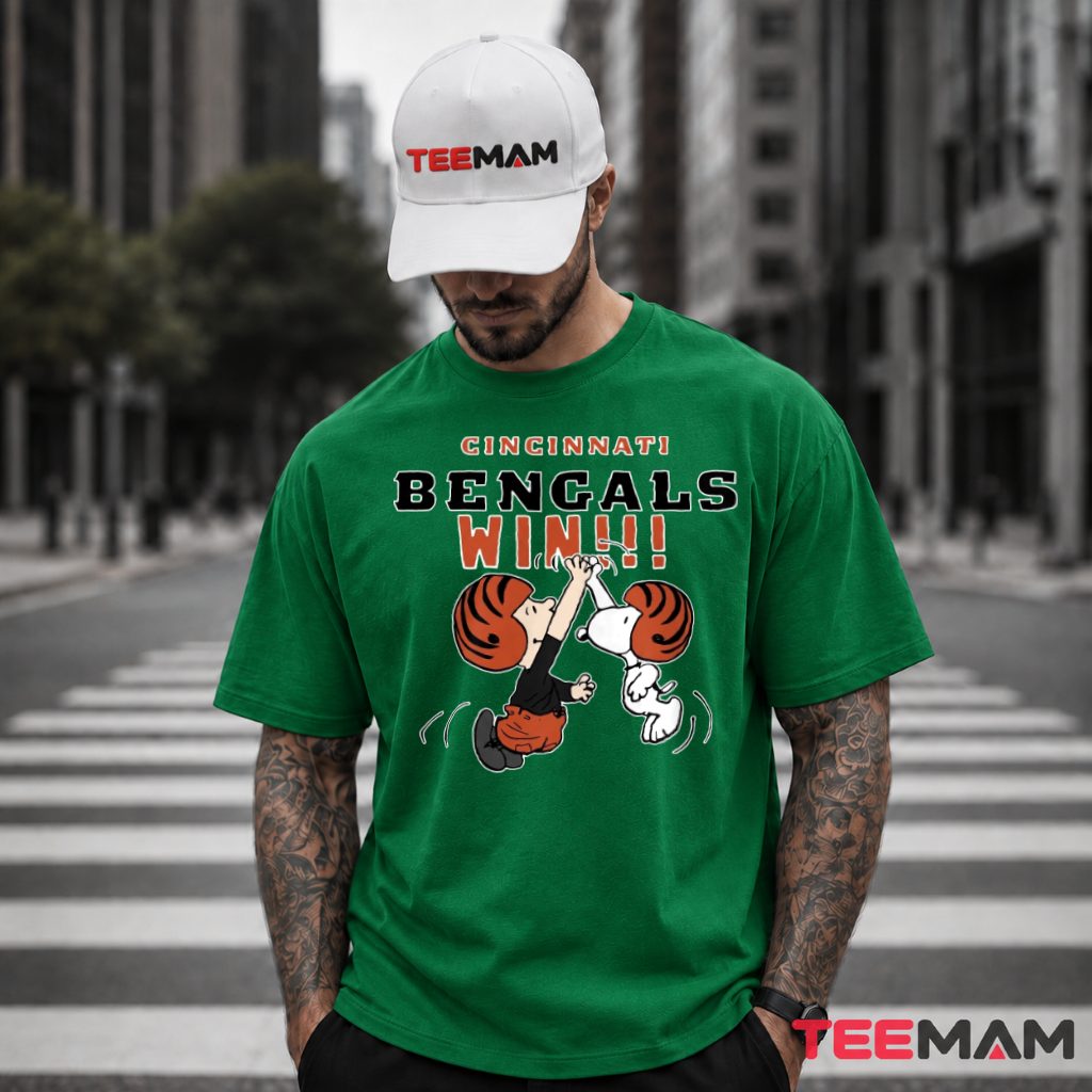 Cincinnati Bengals Snoopy Win Dance T-Shirt