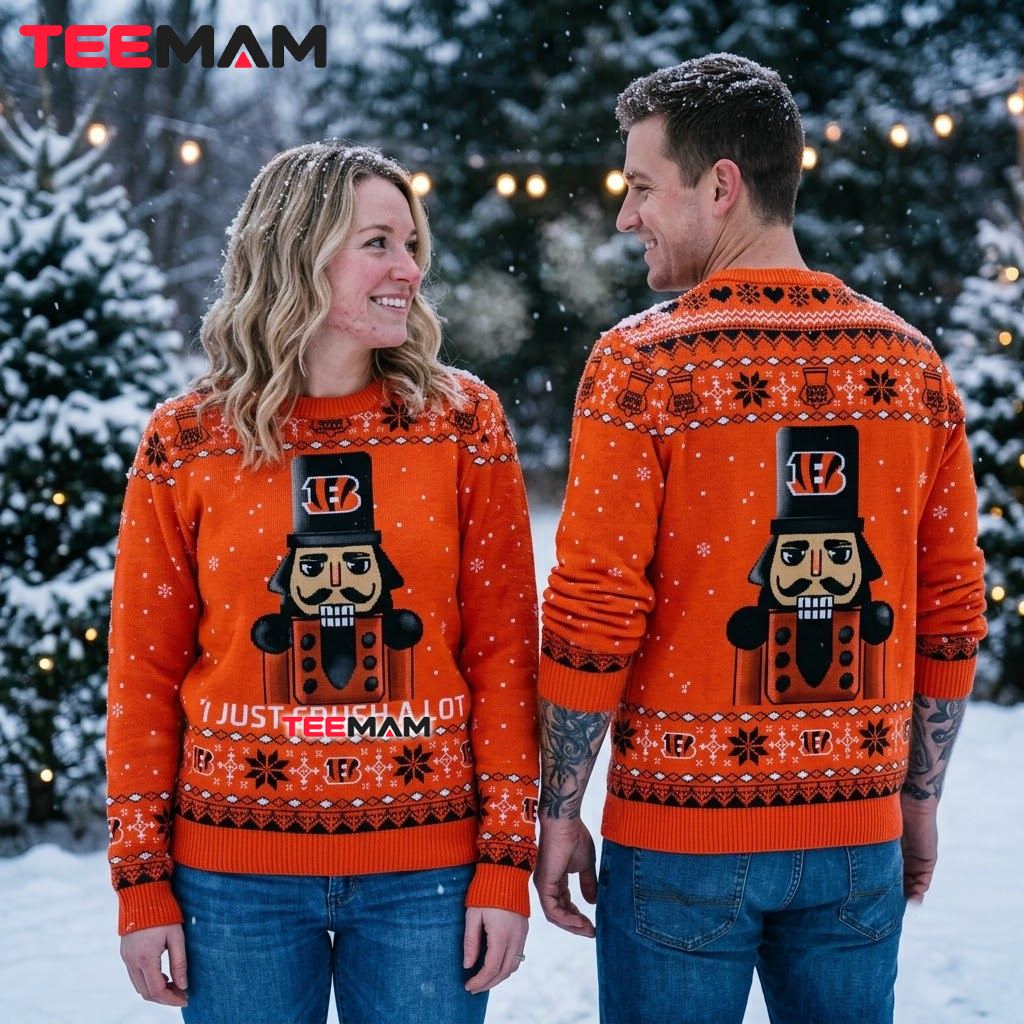 Cincinnati Bengals Ugly Sweater Christmas Nutcracker Not A Player Back Cincinnati Bengals Ugly Sweater Christmas Nutcracker Not A Player Back