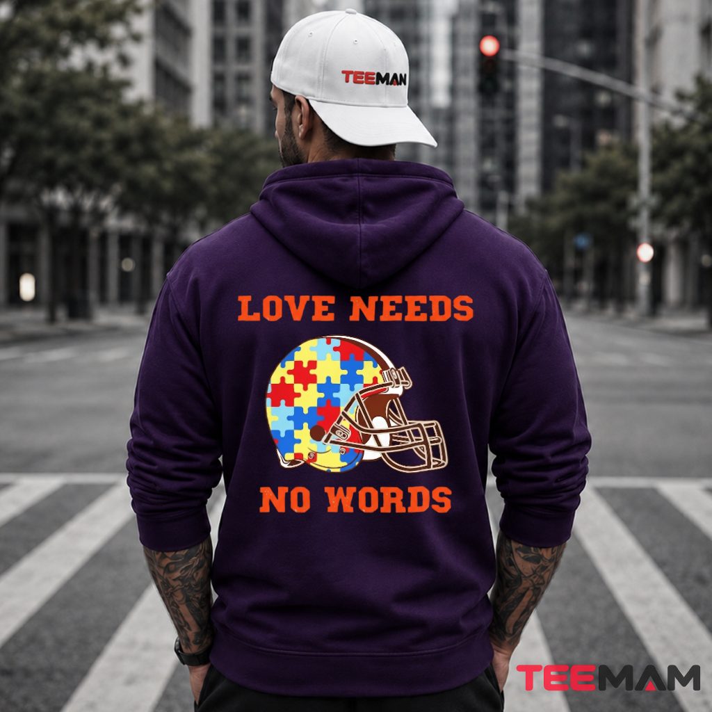 Cleveland Browns Autism Puzzle Helmet Hoodie Cleveland Browns Autism Puzzle Helmet Hoodie