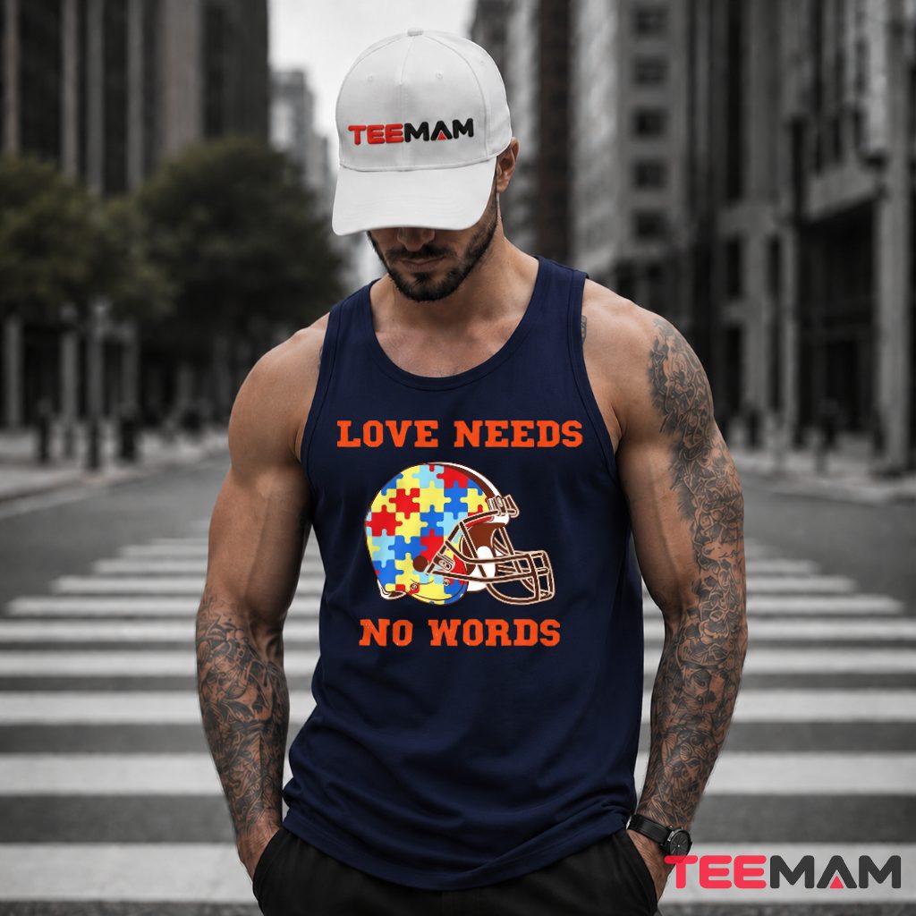 Cleveland Browns Autism Puzzle Helmet Tank Top Cleveland Browns Autism Puzzle Helmet Tank Top