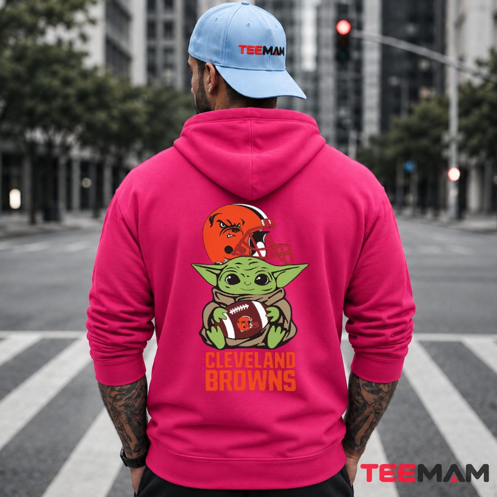 Cleveland Browns Baby Yoda Football Hoodie Cleveland Browns Baby Yoda Football Hoodie