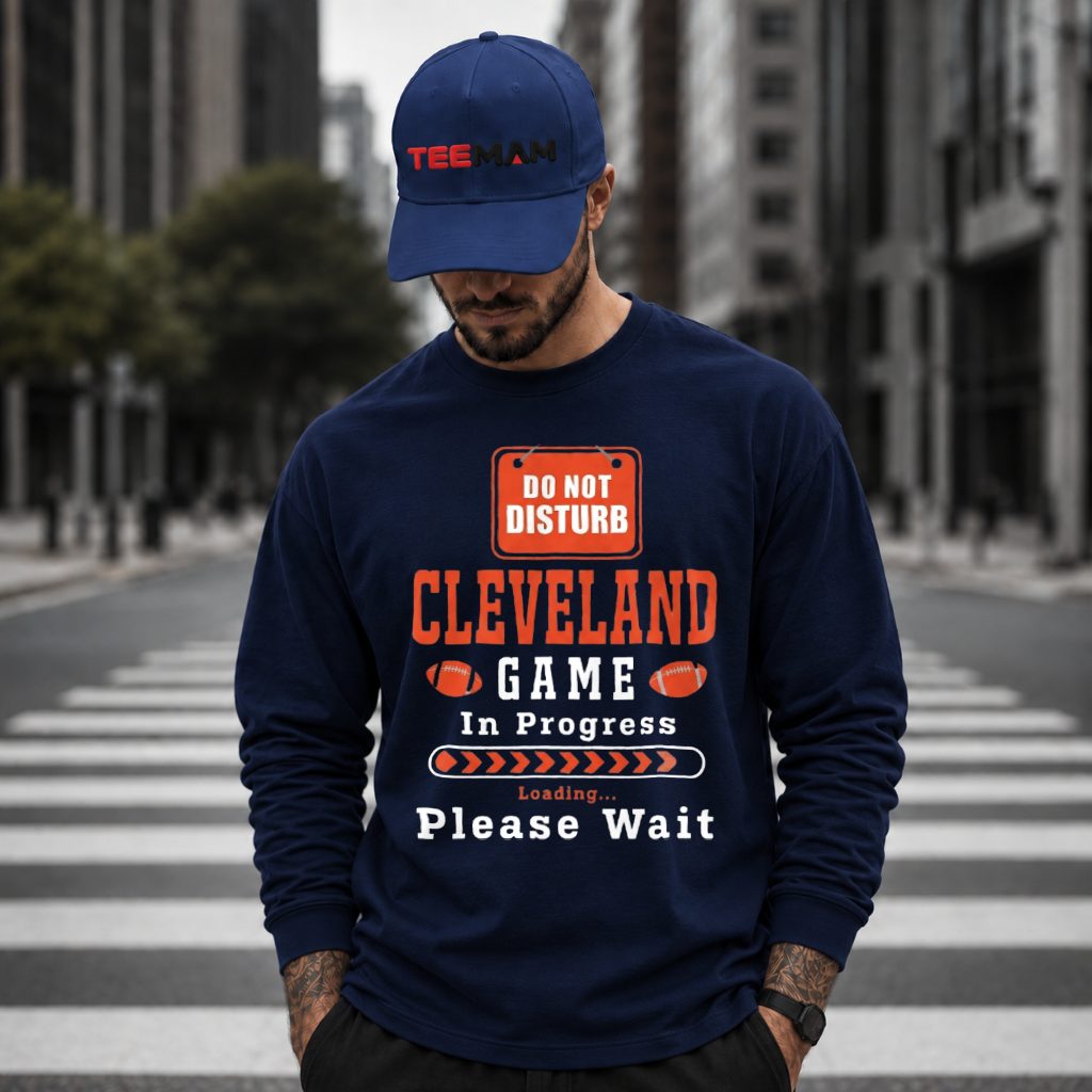 Cleveland Browns Game In Progress Loading Long Sleeve Cleveland Browns Game In Progress Loading Long Sleeve