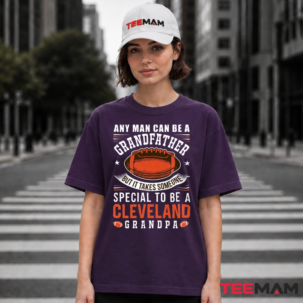 Cleveland Browns Grandpa Special Football T-Shirt