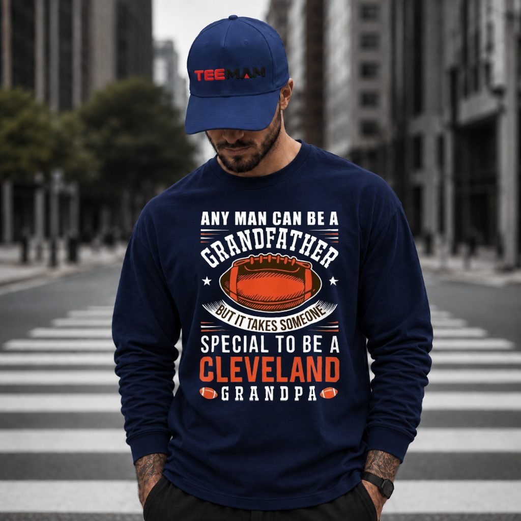 Cleveland Browns Grandpa Special Football Long Sleeve Cleveland Browns Grandpa Special Football Long Sleeve