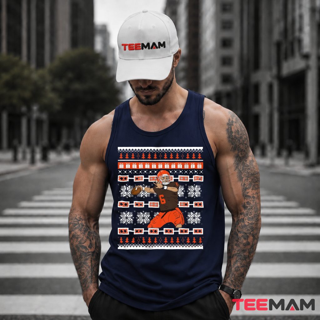 Cleveland Browns Quarterback Ugly Pattern Tank Top Cleveland Browns Quarterback Ugly Pattern Tank Top
