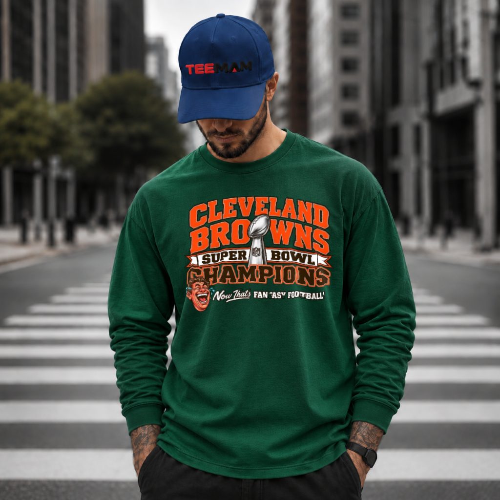 Cleveland Browns Super Bowl Fantasy Football Long Sleeve Cleveland Browns Super Bowl Fantasy Football Long Sleeve