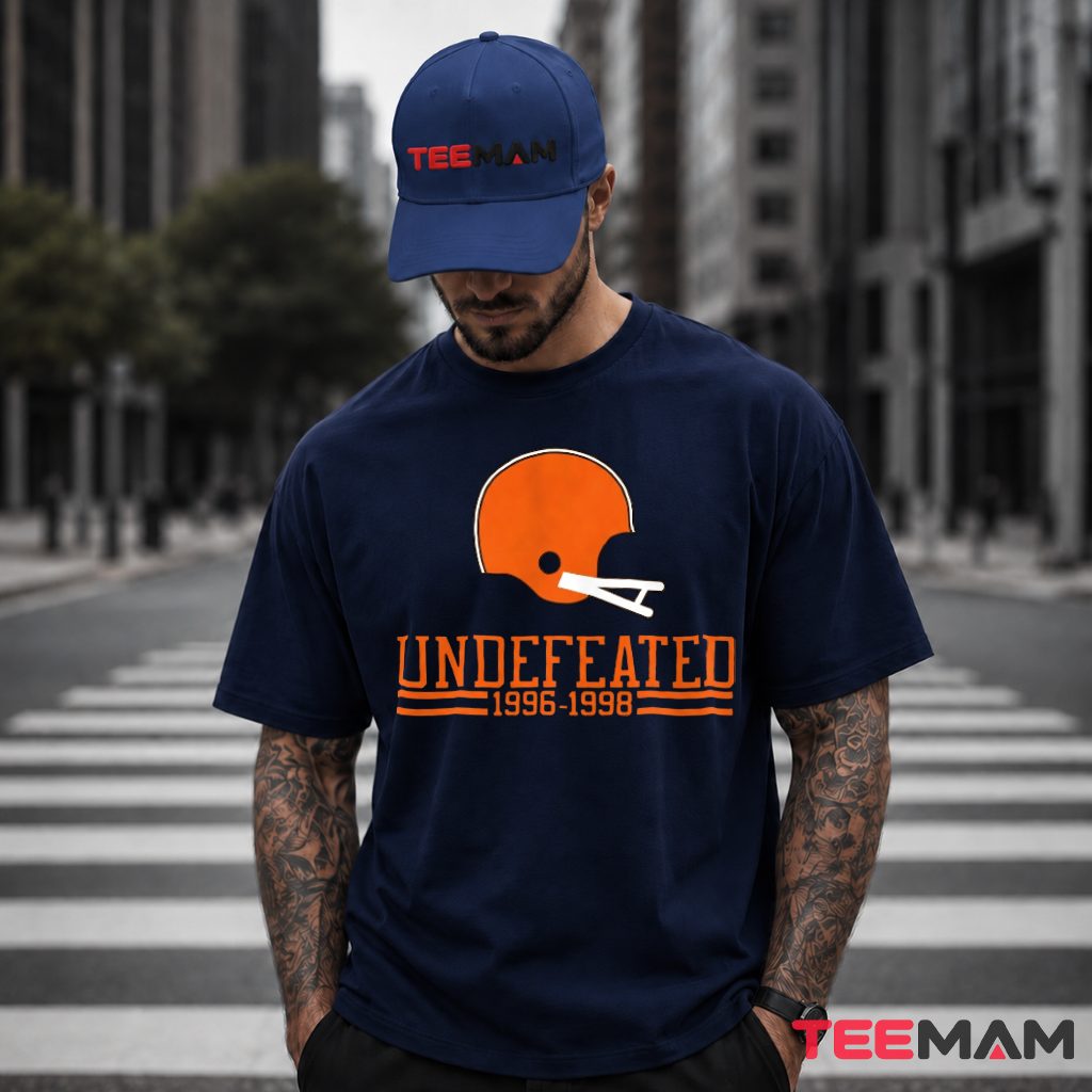 Cleveland Browns Undefeated Helmet 1996 1998 T-Shirt