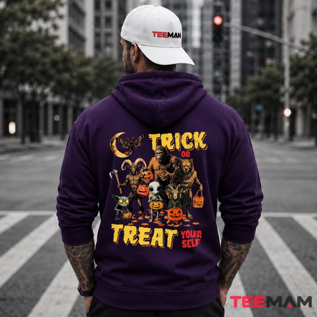 Cryptid Monsters Trick Or Treat Hoodie Cryptid Monsters Trick Or Treat Hoodie