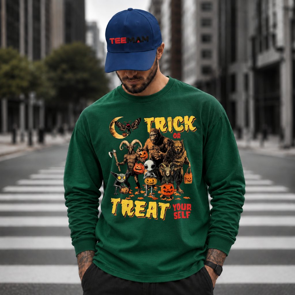 Cryptid Monsters Trick Or Treat Long Sleeve Cryptid Monsters Trick Or Treat Long Sleeve