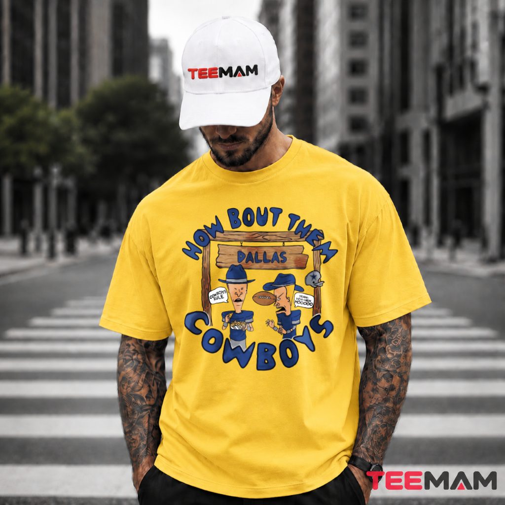 Dallas Cowboys Beavis Butthead Football T-Shirt