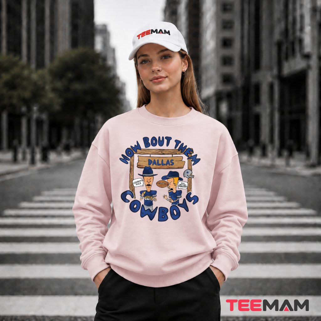 Dallas Cowboys Beavis Butthead Football Long Sleeve Dallas Cowboys Beavis Butthead Football Long Sleeve
