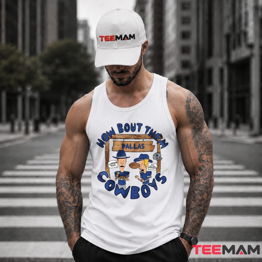 Dallas Cowboys Beavis Butthead Football Tank Top Dallas Cowboys Beavis Butthead Football Tank Top
