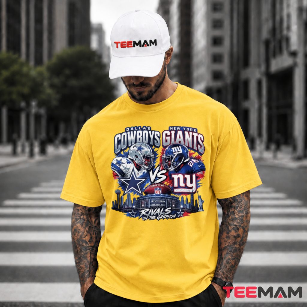 Dallas Cowboys vs New York Giants Sunday Night Football T-Shirt