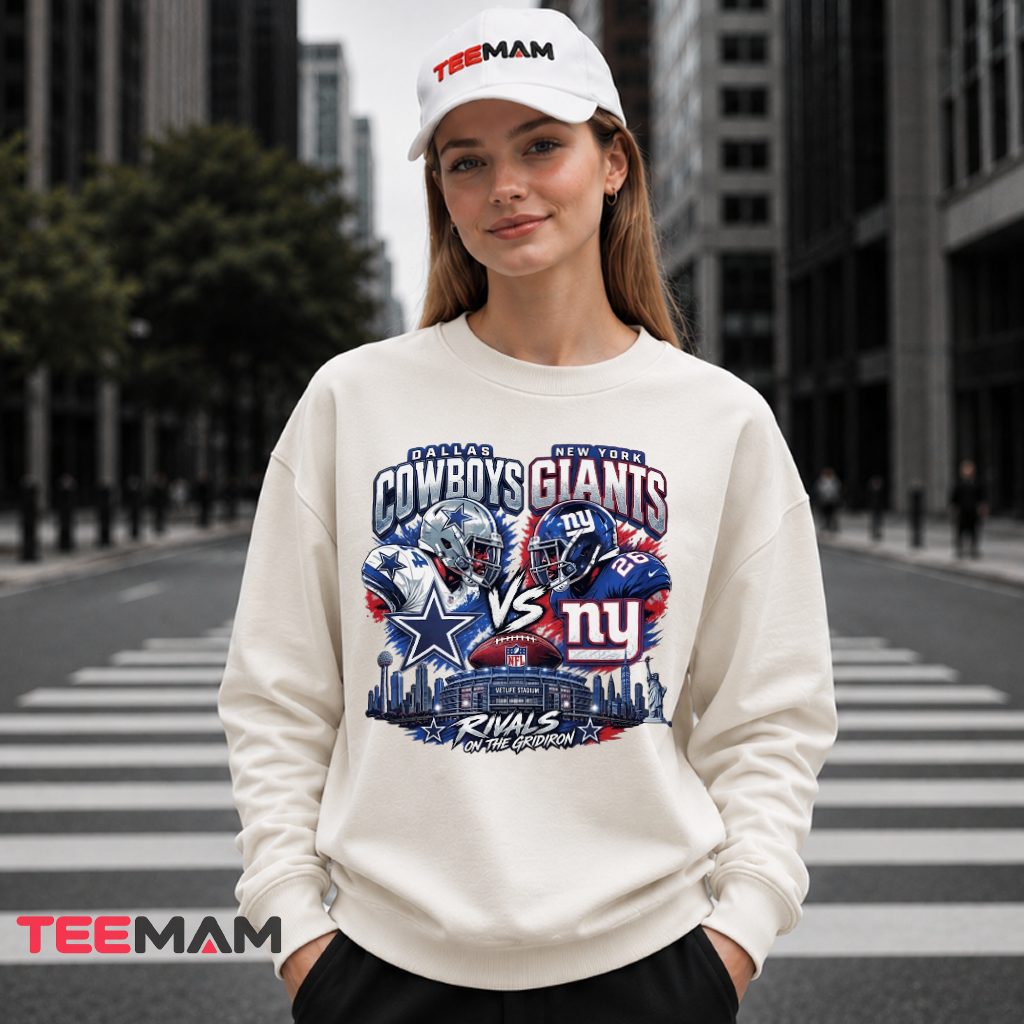 Dallas Cowboys vs New York Giants Sunday Night Football Long Sleeve Dallas Cowboys vs New York Giants Sunday Night Football Long Sleeve