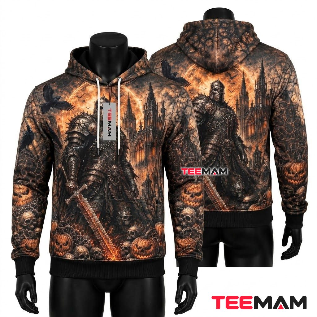 Dancing Skeleton Halloween 3D Hoodie