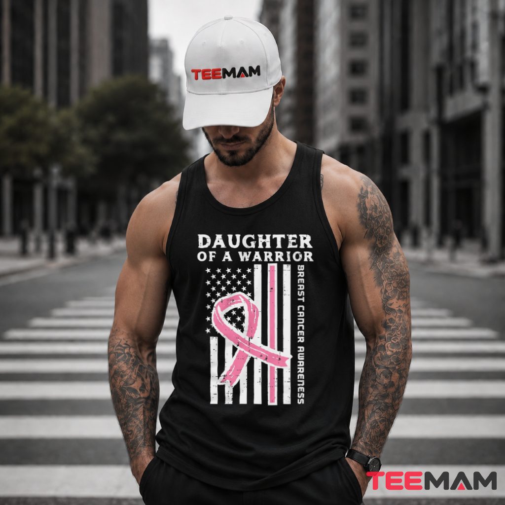 Daughter Of A Warrior American Flag Ribbon Tank Top Daughter Of A Warrior American Flag Ribbon Tank Top