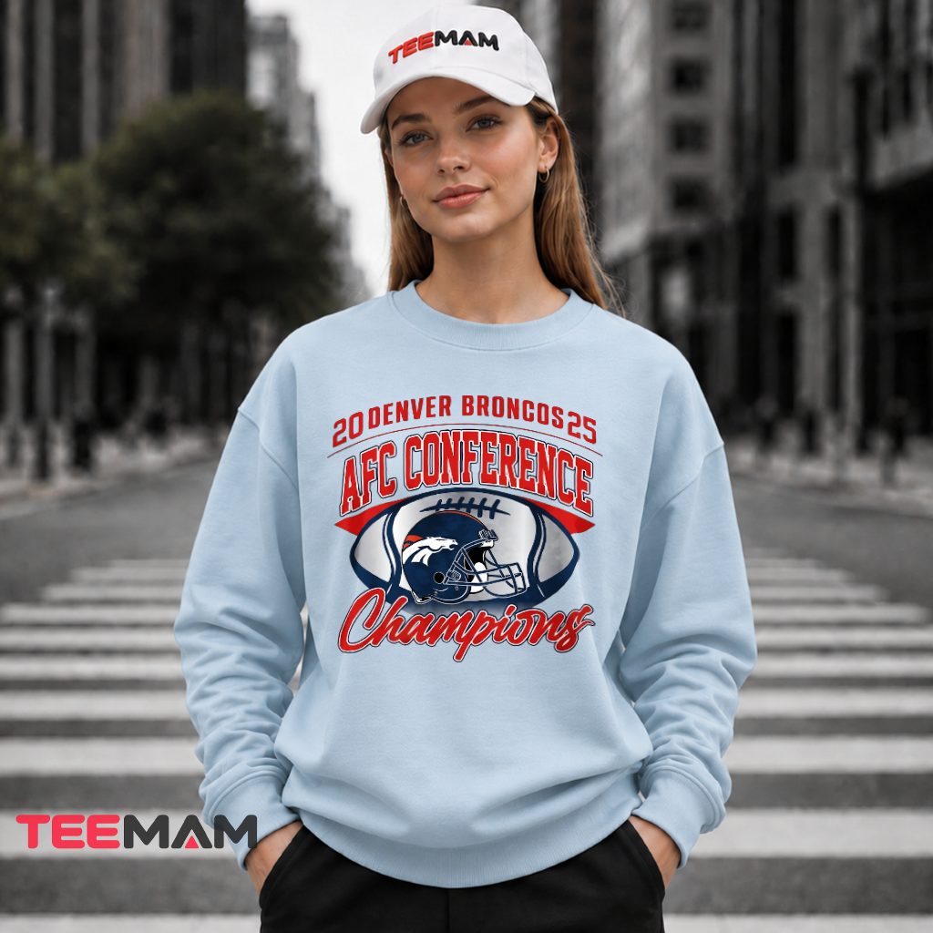 Denver Broncos Afc Champions 2025 Long Sleeve Denver Broncos Afc Champions 2025 Long Sleeve