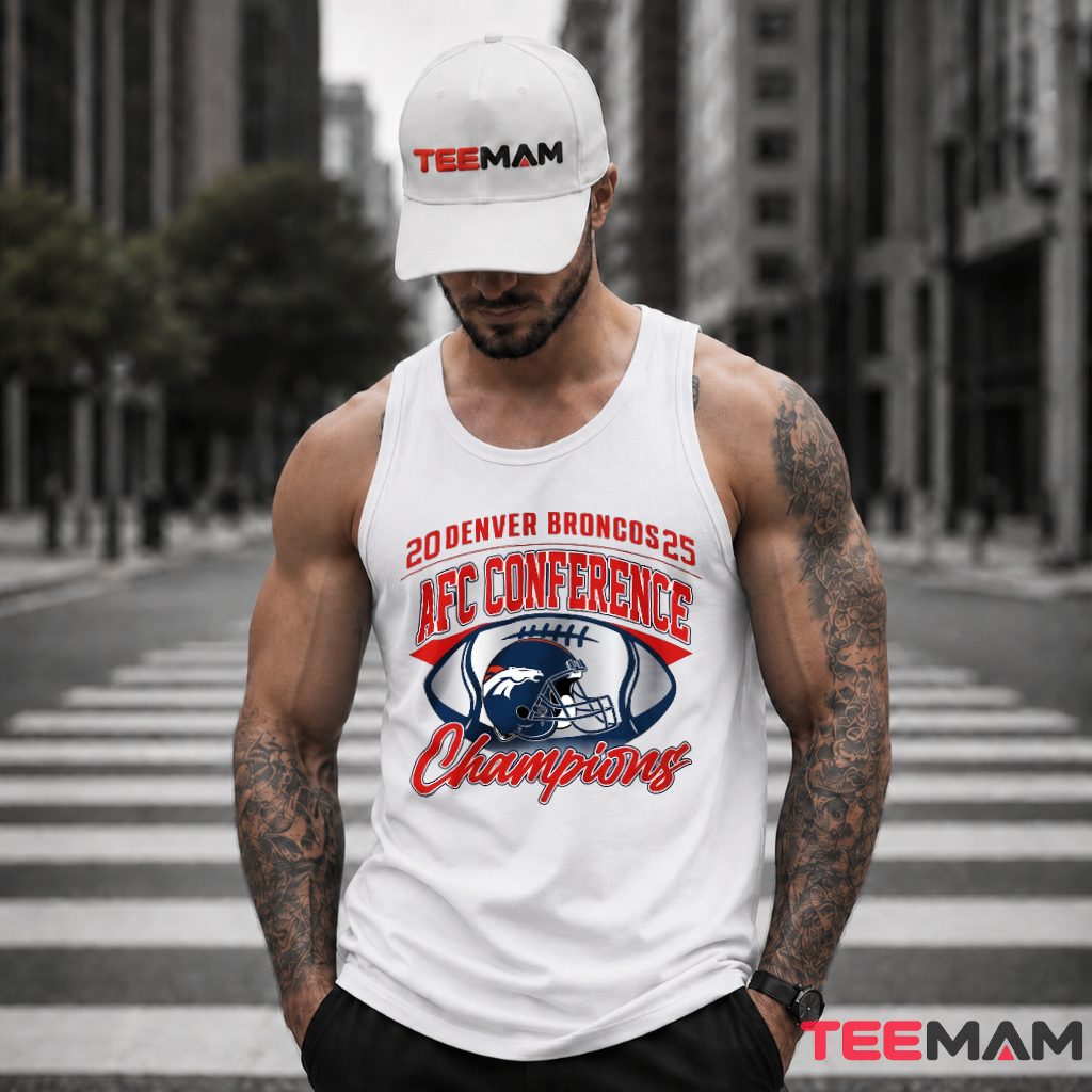 Denver Broncos Afc Champions 2025 Tank Top Denver Broncos Afc Champions 2025 Tank Top