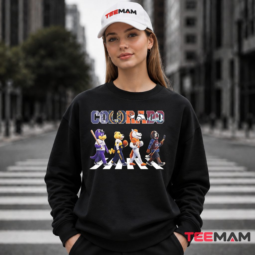 Denver Broncos Colorado Mascots Crosswalk Long Sleeve Denver Broncos Colorado Mascots Crosswalk Long Sleeve