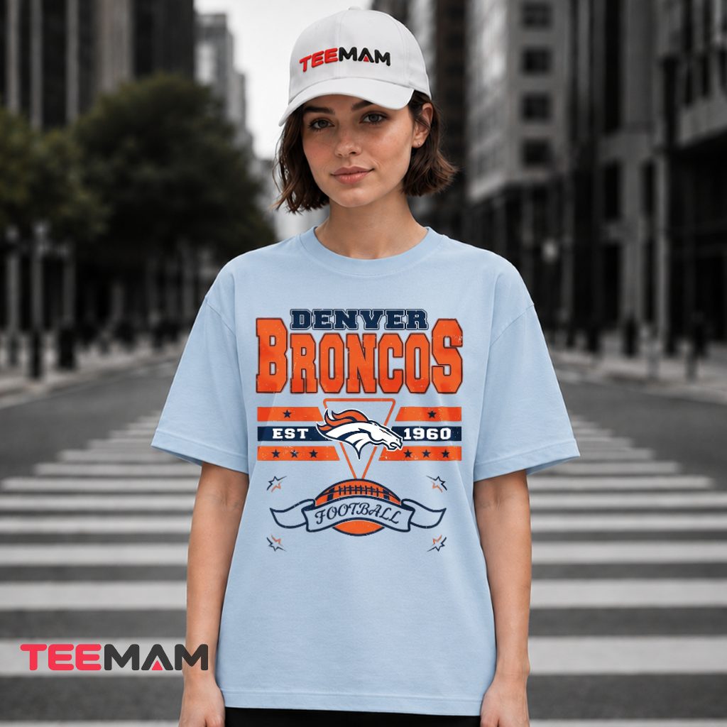 Denver Broncos Football Est 1960 T-Shirt